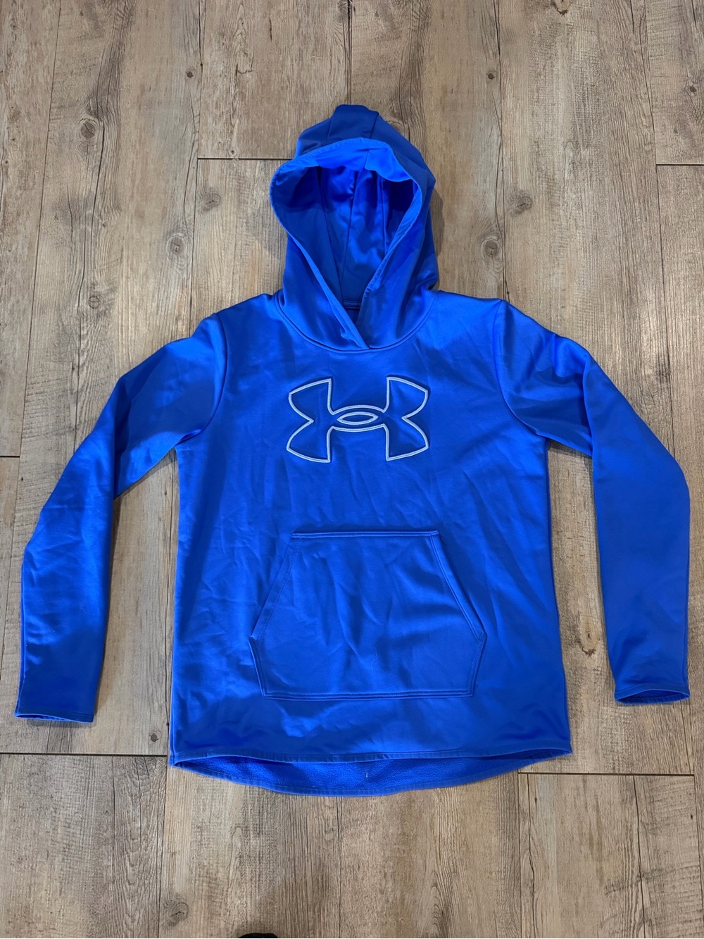 Under Armour Royal Blue adult Hooded Logo Pullover